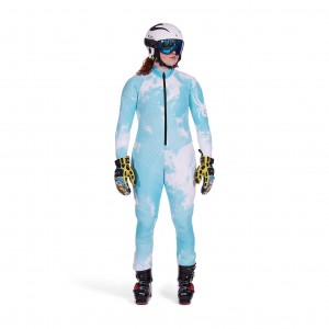 Barbados Blue Spyder Nine Ninety Race Suit | KQX-562894