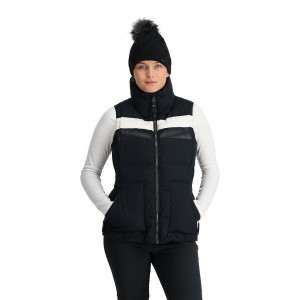 Black Spyder Eastwood Vest Down Vest | UVN-925784