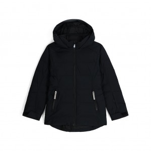 Black Spyder Girls Zadie Insulated Jacket | AQJ-031659