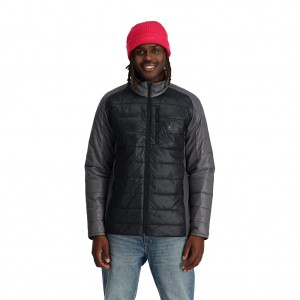 Black Spyder Glissade Insulated Jacket | PFC-490521