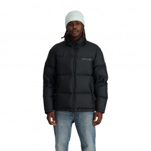 Black Spyder Unisex Windom Down Jacket | XWP-047931