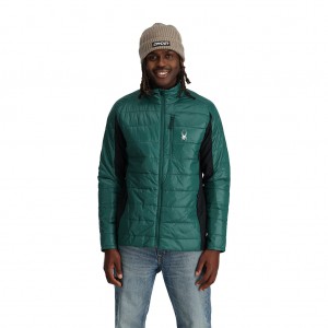 Cypress Green Spyder Glissade Insulated Jacket | MPN-618073