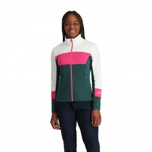 Cypress Green Spyder Speed Full Zip Fleece Jacket | BPD-913475