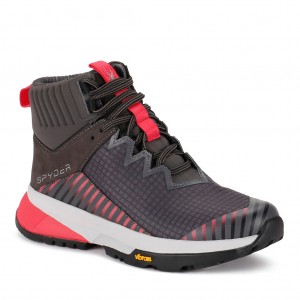 Dark Grey Spyder Summit Boots | VOM-293710