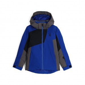 Electric Blue Spyder Boys Ambush Insulated Jacket | YXA-187935