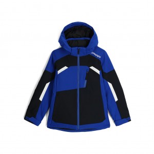 Electric Blue Spyder Boys Leader Insulated Jacket | SNK-176594