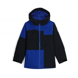 Electric Blue Spyder Boys Nederland Insulated Jacket | PMS-283415