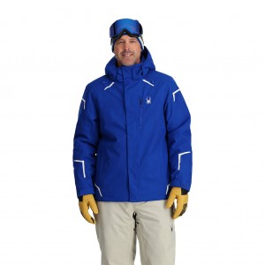 Electric Blue Spyder Copper Insulated Jacket | TNB-093867