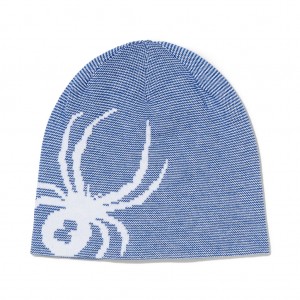 Electric Blue Spyder Reversible Innsbruck Beanie | AGM-082741