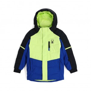 Lime Ice Spyder Boys Impulse Synthetic Down Jacket | CKD-572493