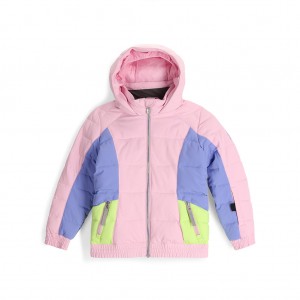 Petal Pink Spyder Girls Zadie Insulated Jacket | WMJ-768305