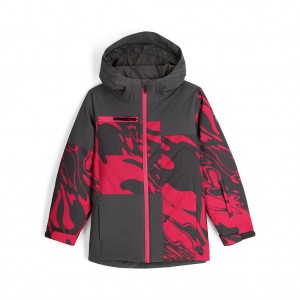 Pink Combo Spyder Boys Nederland Insulated Jacket | CFX-084531
