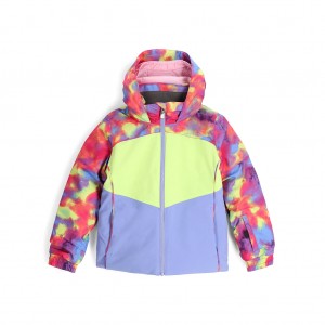 Pink Combo Spyder Girls Conquer Insulated Jacket | UTQ-495637