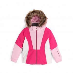 Pink Spyder Girls Lola Insulated Jacket | ISD-436097