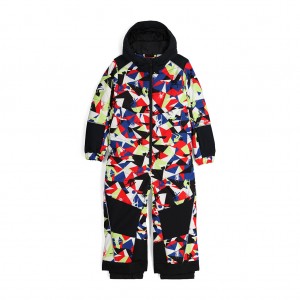 Red Combo Spyder Boys Stevie Snowsuit Snowsuit | QTC-064518