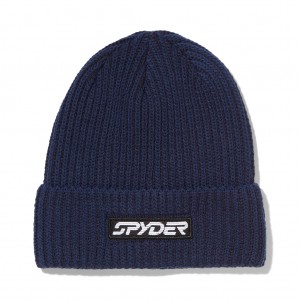 True Navy Spyder Gromers Beanie | JWO-950634