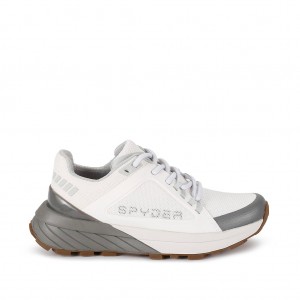 White Multi Spyder Indy Sneakers | WKX-951827