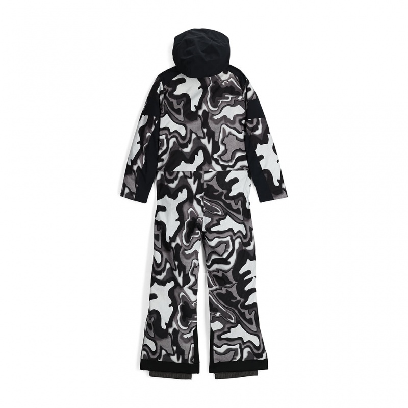 Black Combo Spyder Boys Jupiter Snowsuit | RAB-781963