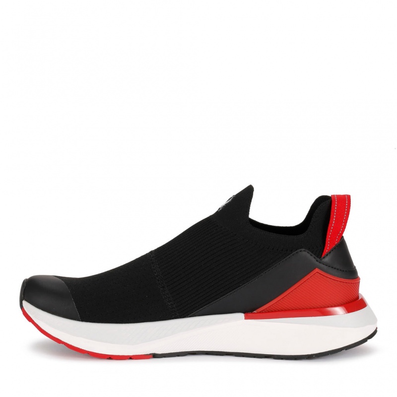 Black/ Fiery Red Spyder Tanaga Sneakers | SZV-698712