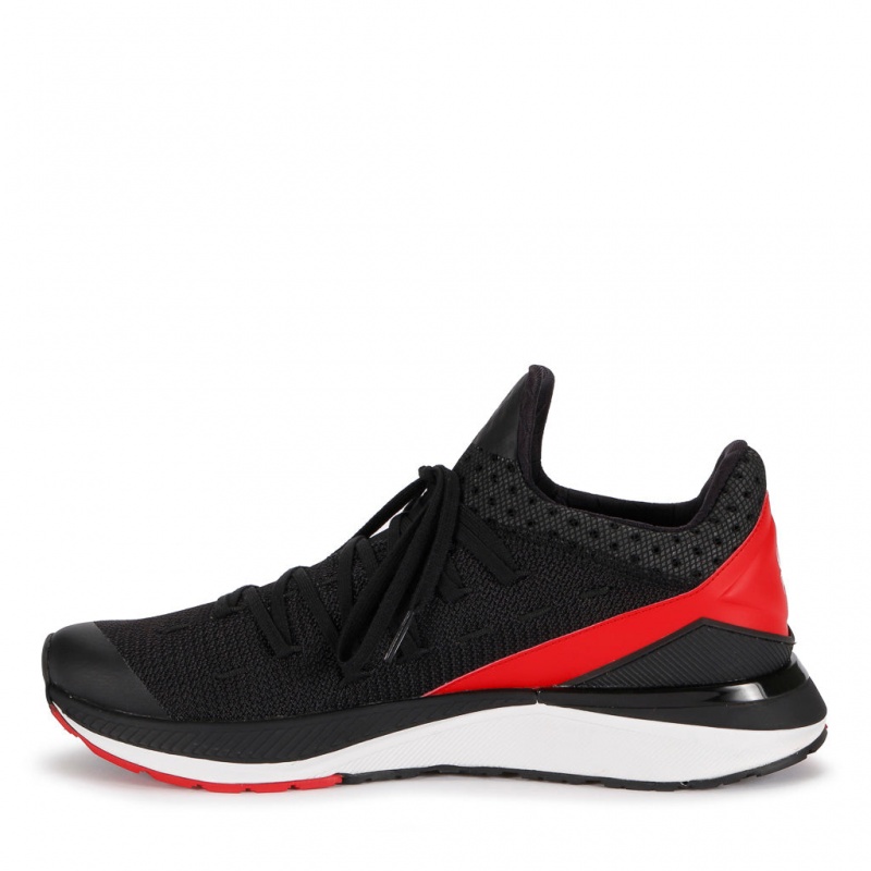 Black/ Fiery Red Spyder Tempo Sneakers | YAW-968204