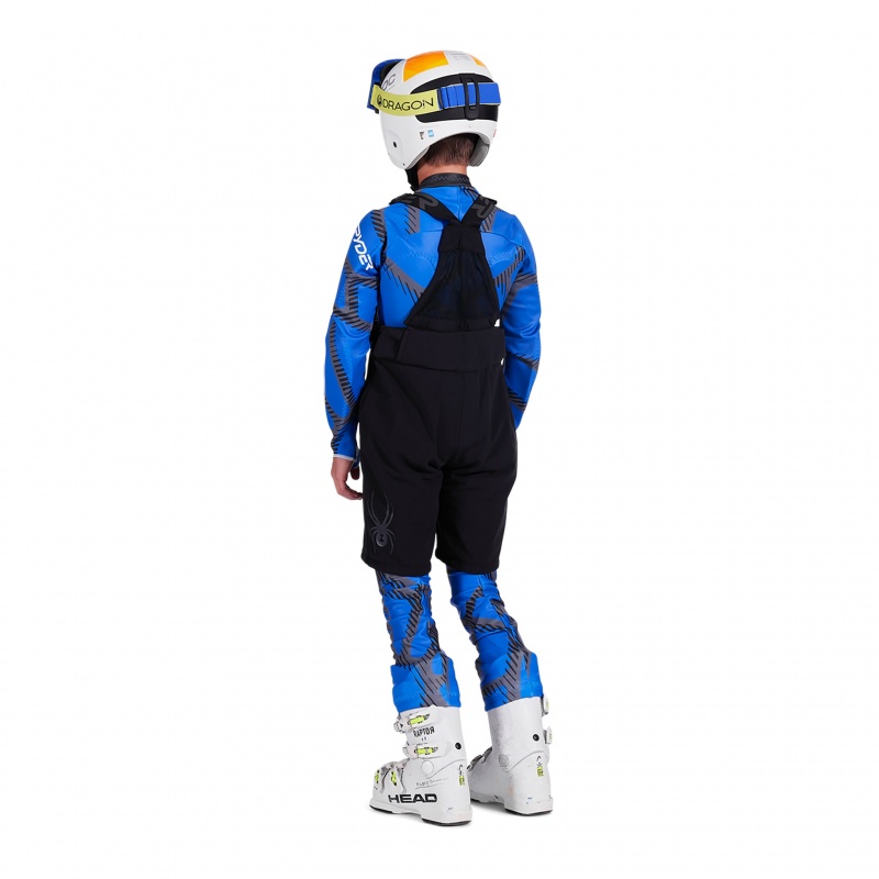 Black Spyder Boys Softshell Training Short Pant | JCI-701295