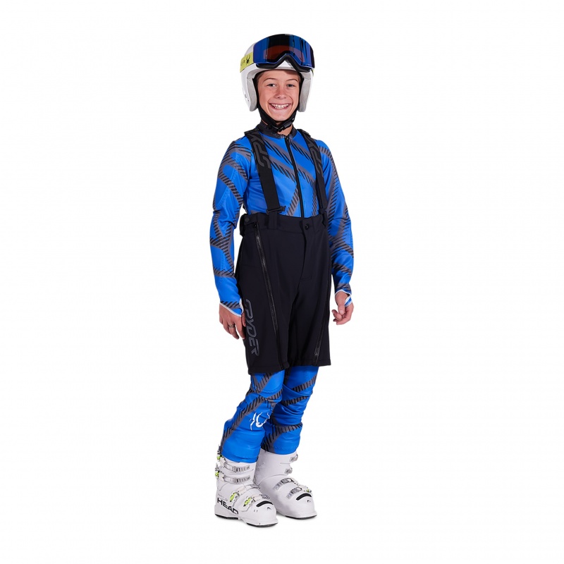 Black Spyder Boys Softshell Training Short Pant | JCI-701295