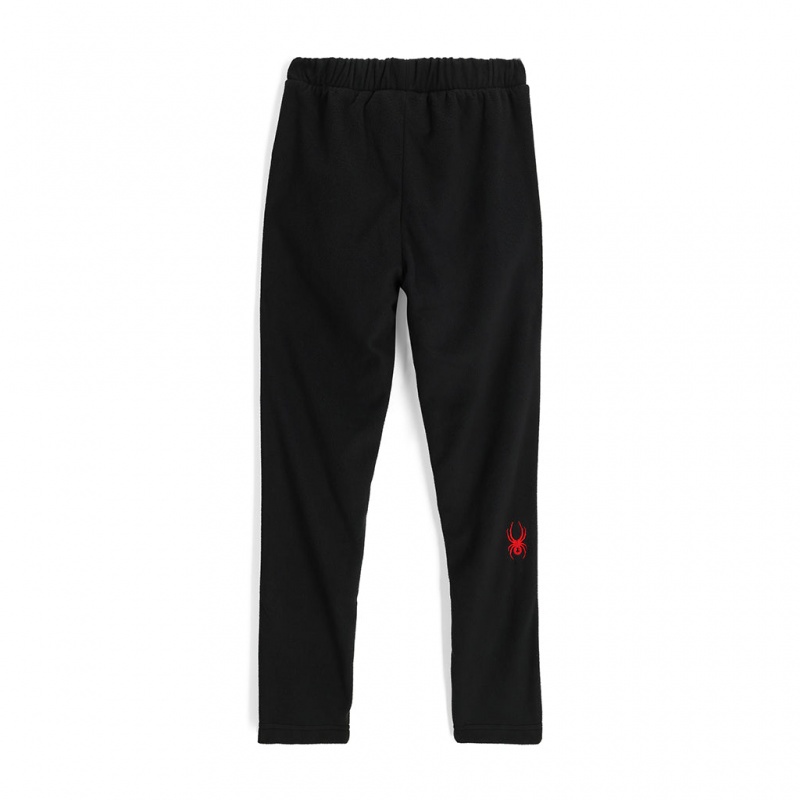 Black Spyder Boys Speed Fleece Pant | VAB-759316