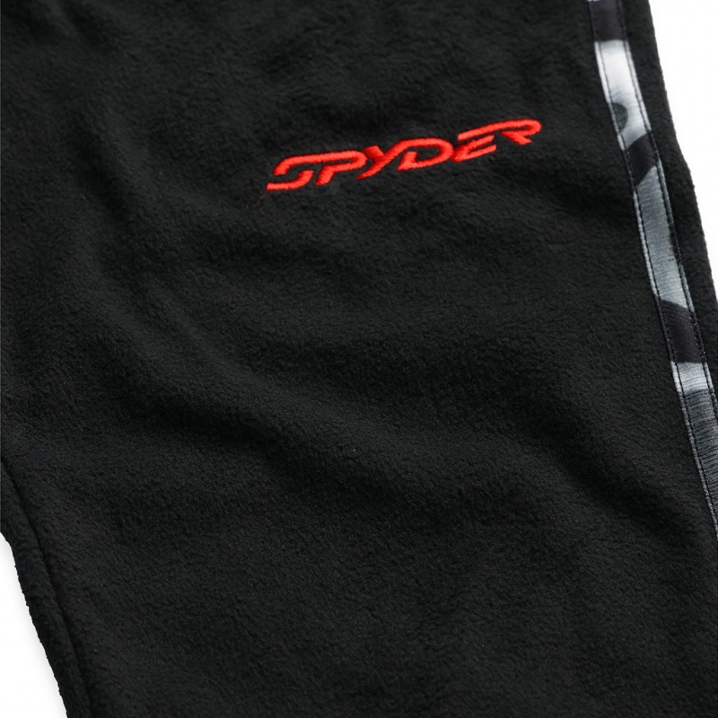 Black Spyder Boys Speed Fleece Pant | VAB-759316