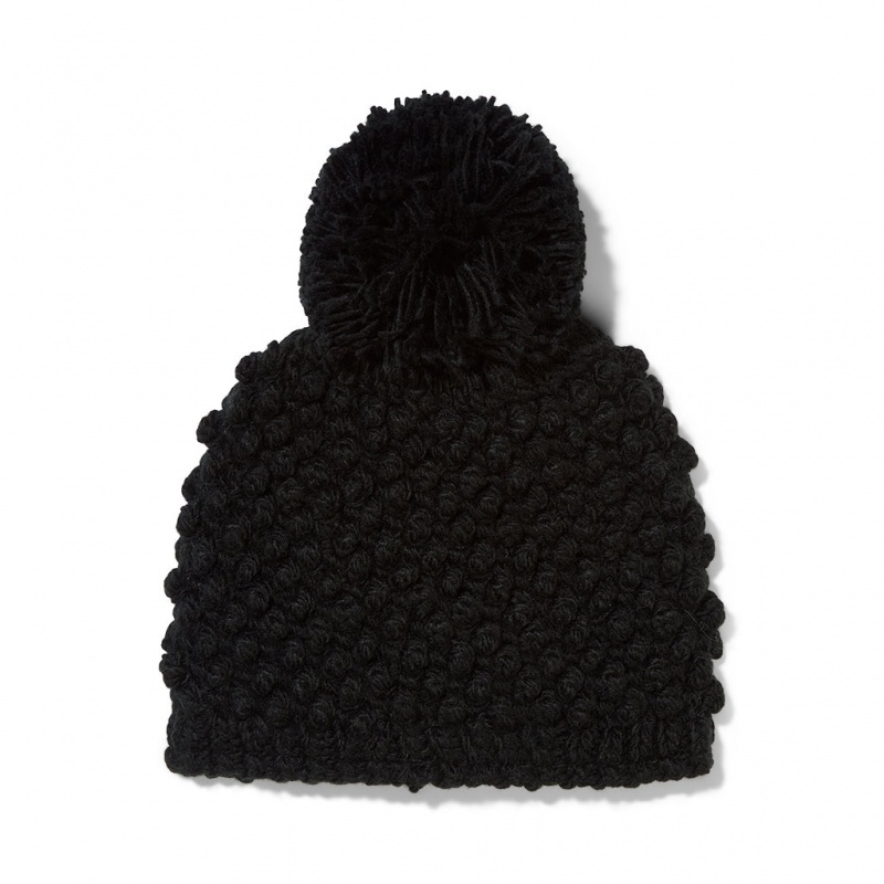 Black Spyder Brrr Berry Pom Beanie | DLE-247961