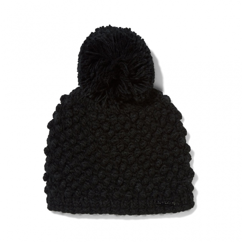 Black Spyder Brrr Berry Pom Beanie | DLE-247961