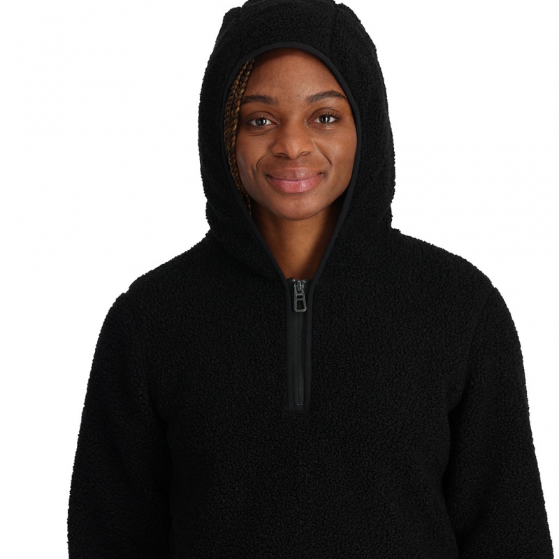 Black Spyder Cloud Fleece Jacket | PZU-045198