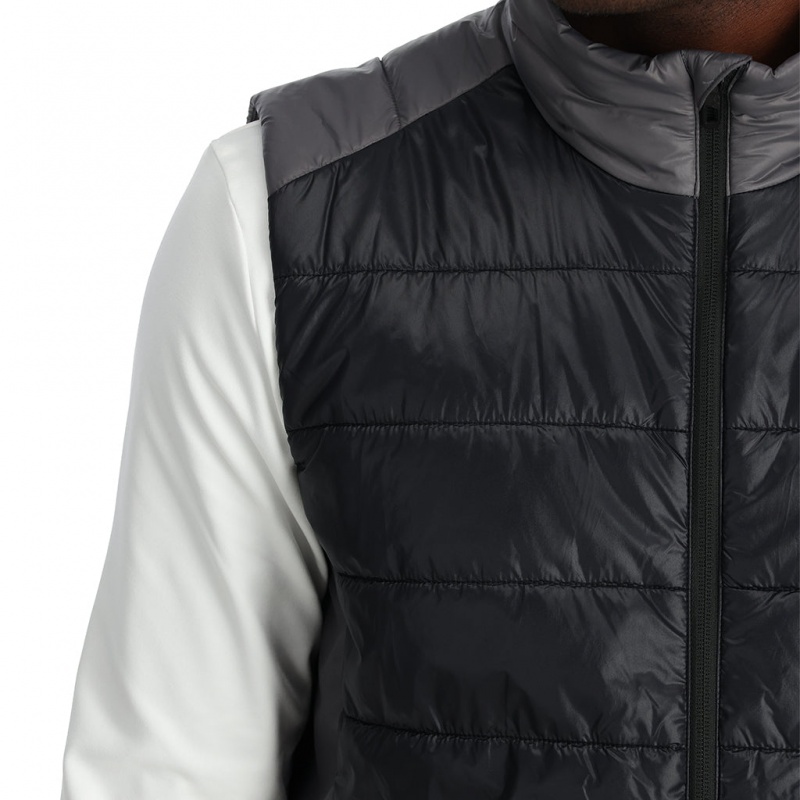 Black Spyder Glissade Vest Insulated Vest | KIQ-754839