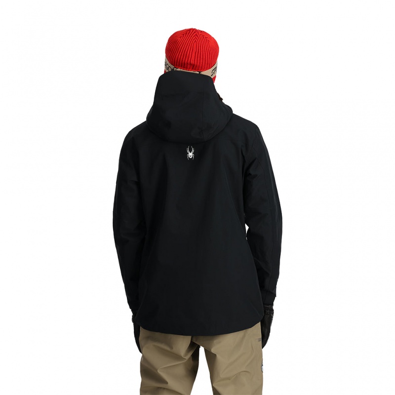 Black Spyder Jagged Shell Jacket | AYC-513962