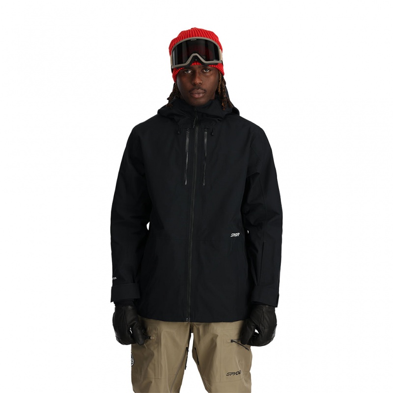 Black Spyder Jagged Shell Jacket | AYC-513962