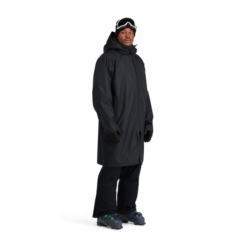 Black Spyder Rain Shell Jacket | TED-718463