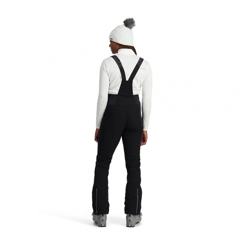 Black Spyder Strutt Bib Shell Pant | OSZ-841360