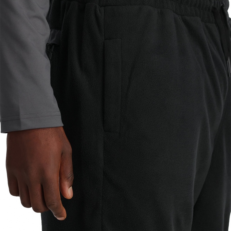 Black Spyder Unisex Lounge Fleece Pant | EDF-708269