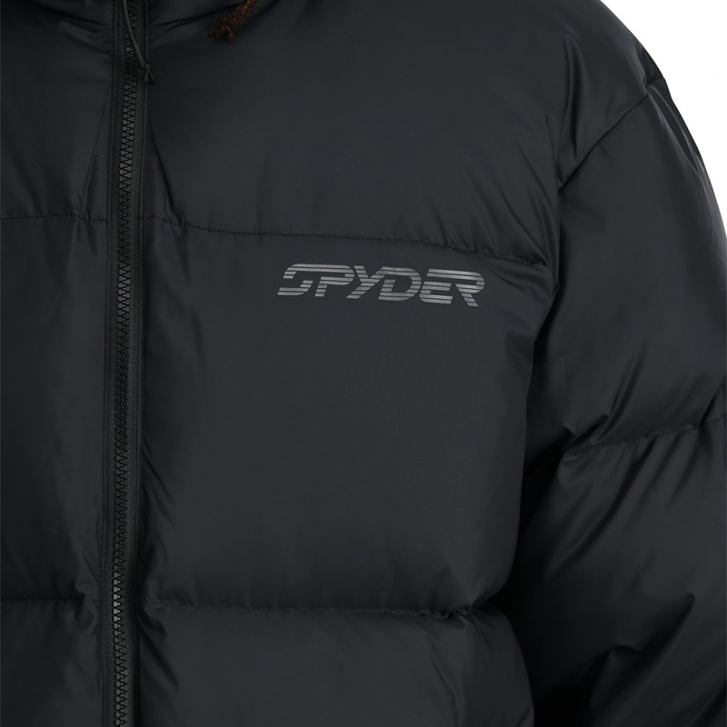 Black Spyder Unisex Windom Down Jacket | XWP-047931