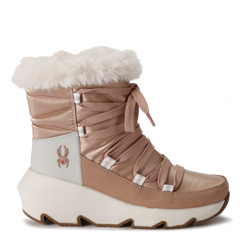 Blush Metallic Spyder Camden Boots | IZN-091573