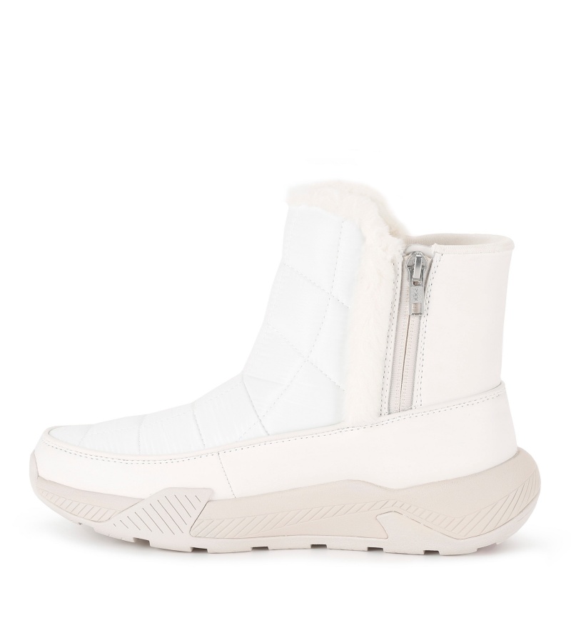 Bright White Spyder Lumi Boots | CQY-348670