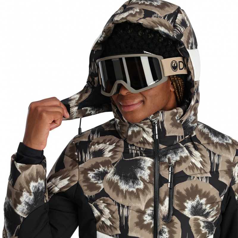 Brown Combo Spyder Haven Insulated Jacket | PMY-365480