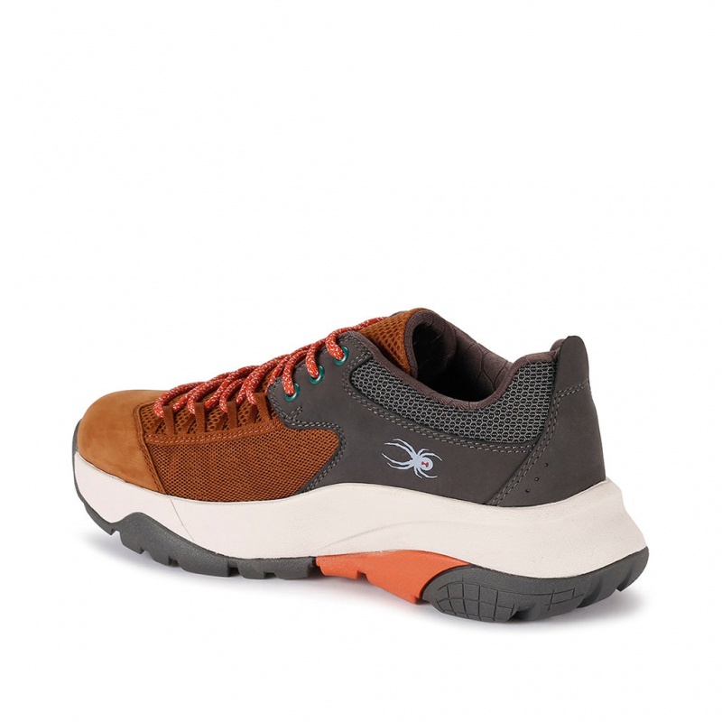 Brown Spice Spyder Boundary Shoes | OGC-381072