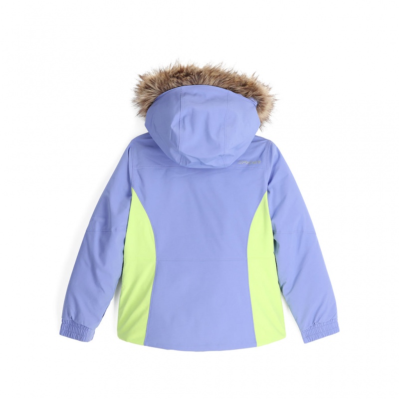 Cloud Purple Spyder Girls Lola Insulated Jacket | LXT-453672