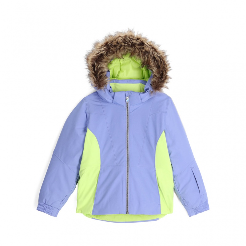 Cloud Purple Spyder Girls Lola Insulated Jacket | LXT-453672