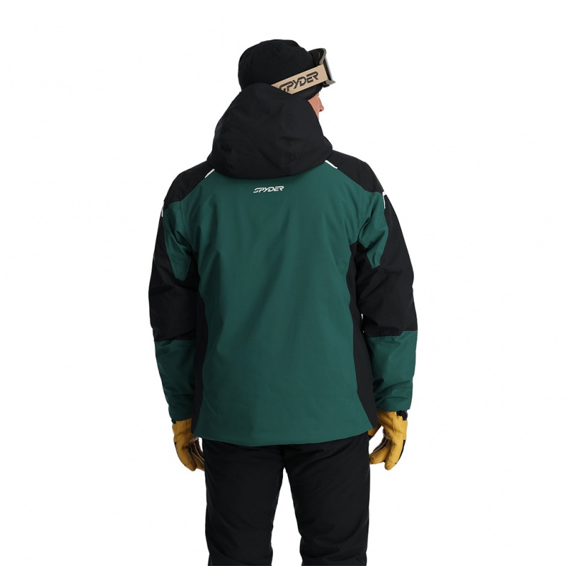 Cypress Green Spyder Copper Insulated Jacket | NJX-213479