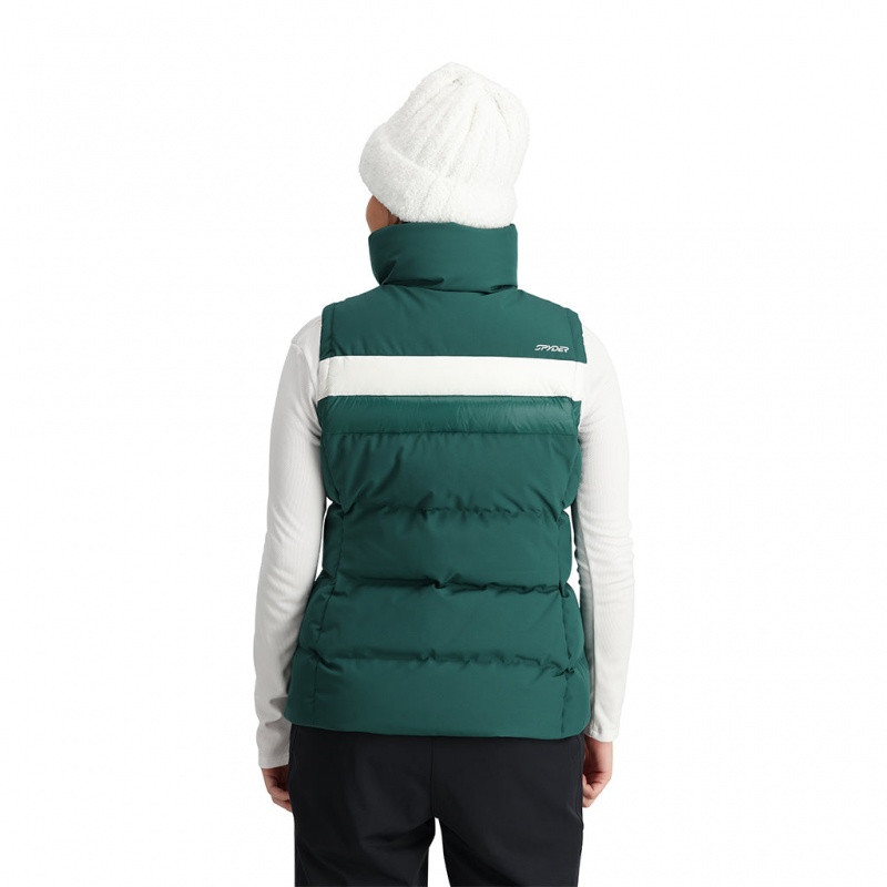 Cypress Green Spyder Eastwood Vest Down Vest | EXO-106452