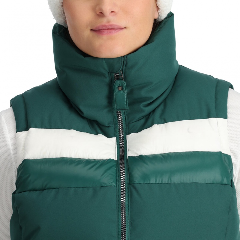 Cypress Green Spyder Eastwood Vest Down Vest | EXO-106452