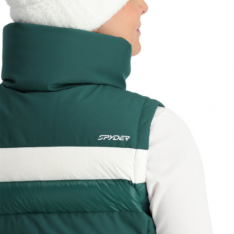 Cypress Green Spyder Eastwood Vest Down Vest | EXO-106452