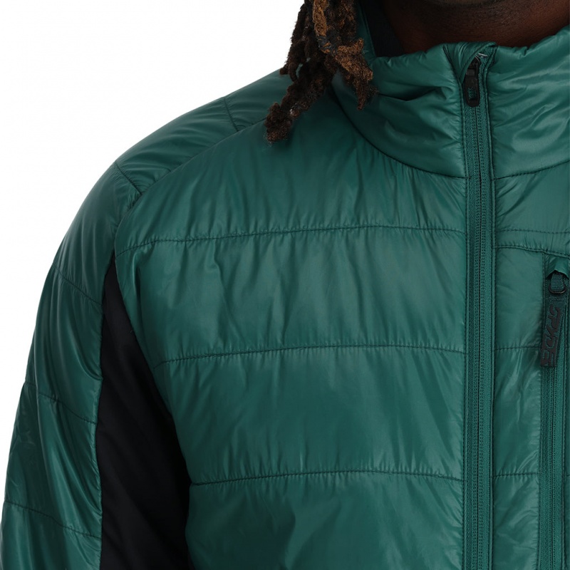 Cypress Green Spyder Glissade Insulated Jacket | MPN-618073