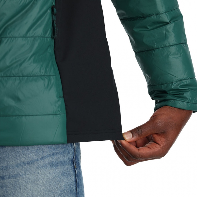 Cypress Green Spyder Glissade Insulated Jacket | MPN-618073